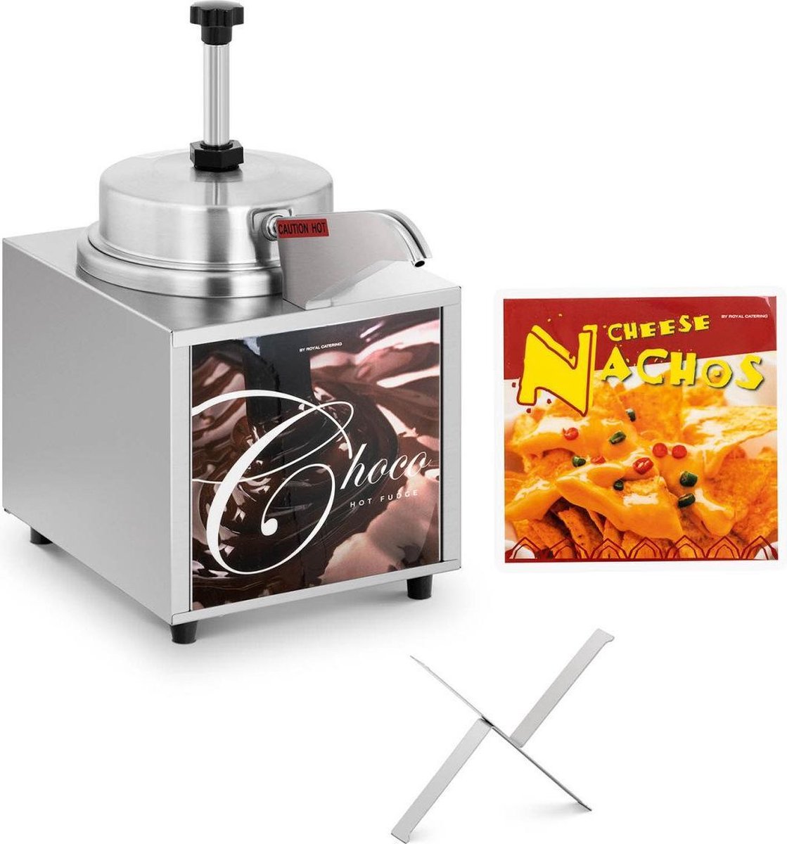Royal Catering Sausdispenser - nachokaas - chocolade - 4