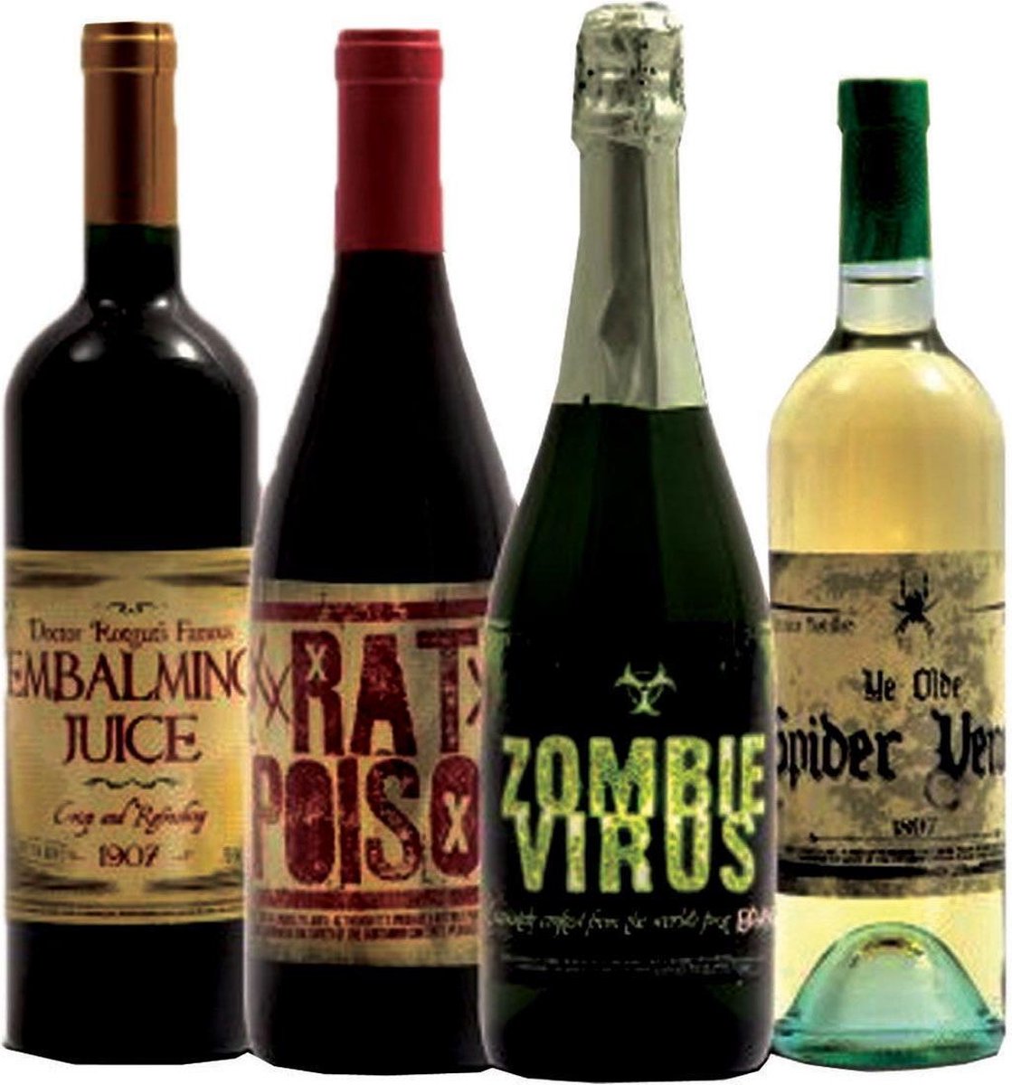 Fles stickers 8 stuks