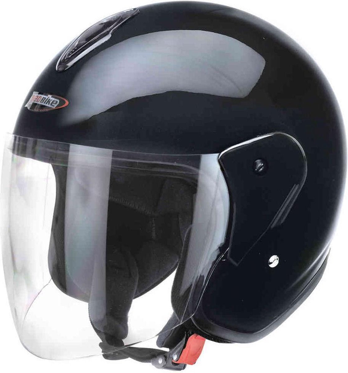 Redbike RB-915 jethelm zwart | maat XS