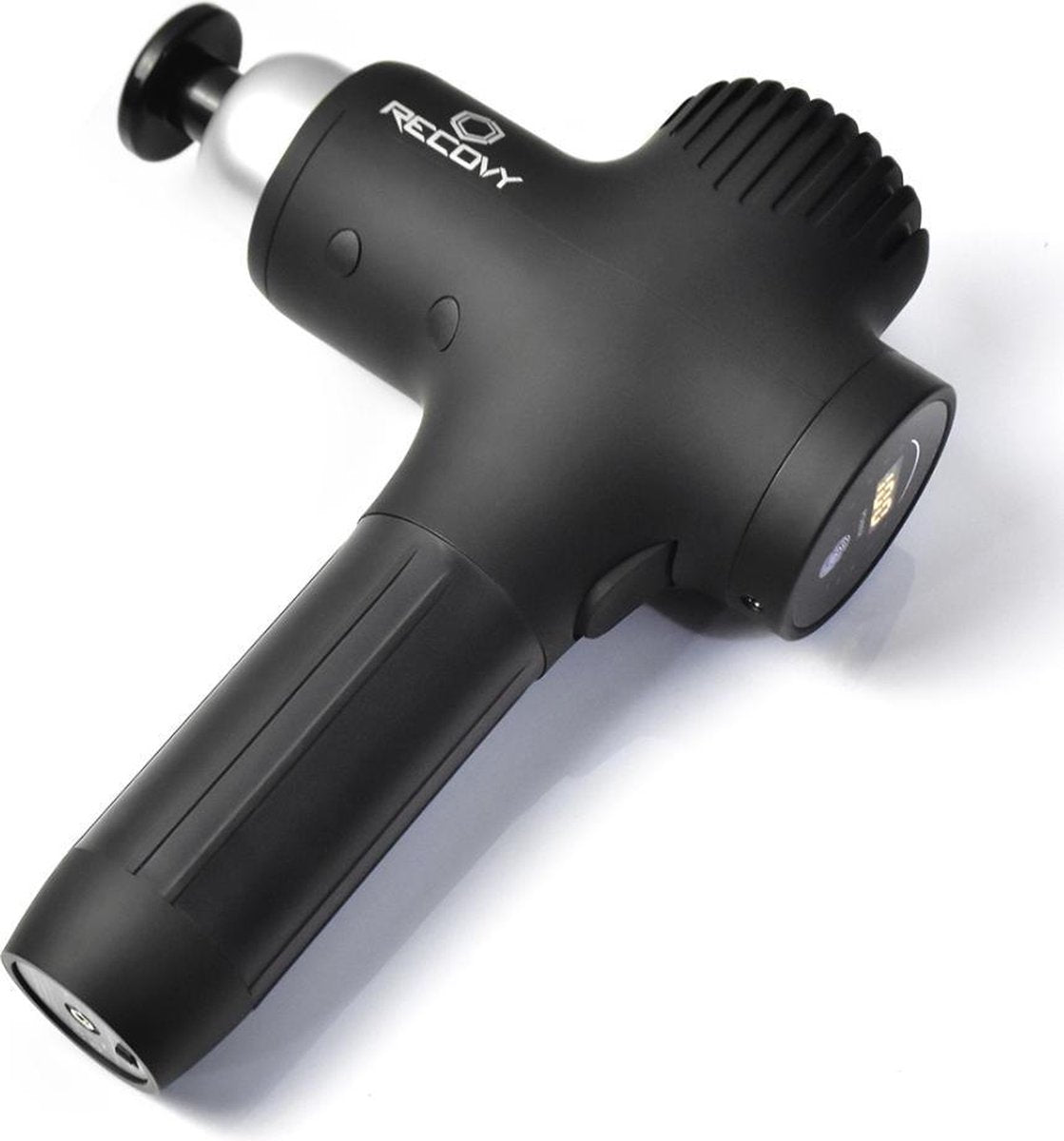 Recovy Massage Gun - Sport en Relax Massage - 7 verwisselbare opzetstukken - 5 Snelheidsniveaus - 1800 en 3200 RPM - Krachtige en stille motor