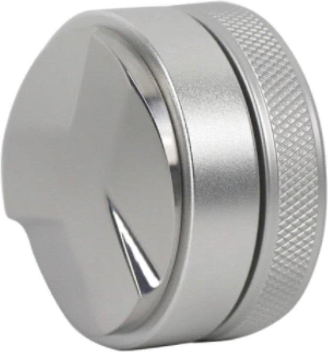 Barista koffie verdeler - leveler - 53mm/54 mm- zilver - tamper - verdeler - distributeur - Solis - Sage - Breville