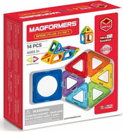 Magformers Basic Plus Set - 14 Onderdelen - Magnetisch bouwspeelgoed