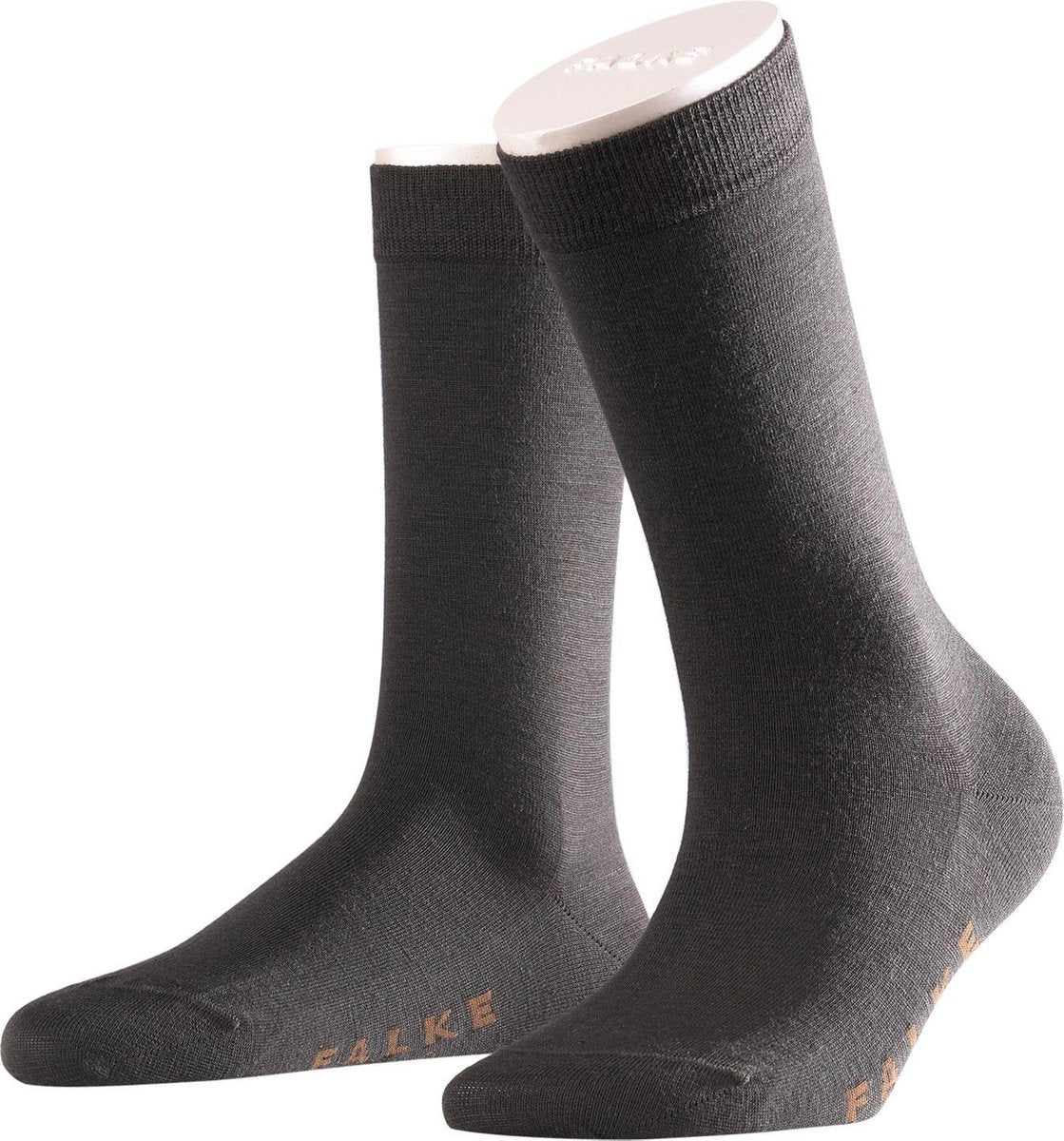 FALKE SoftMerino Sokje 47488 - Bruin 5239 dark brown Dames - 41-42