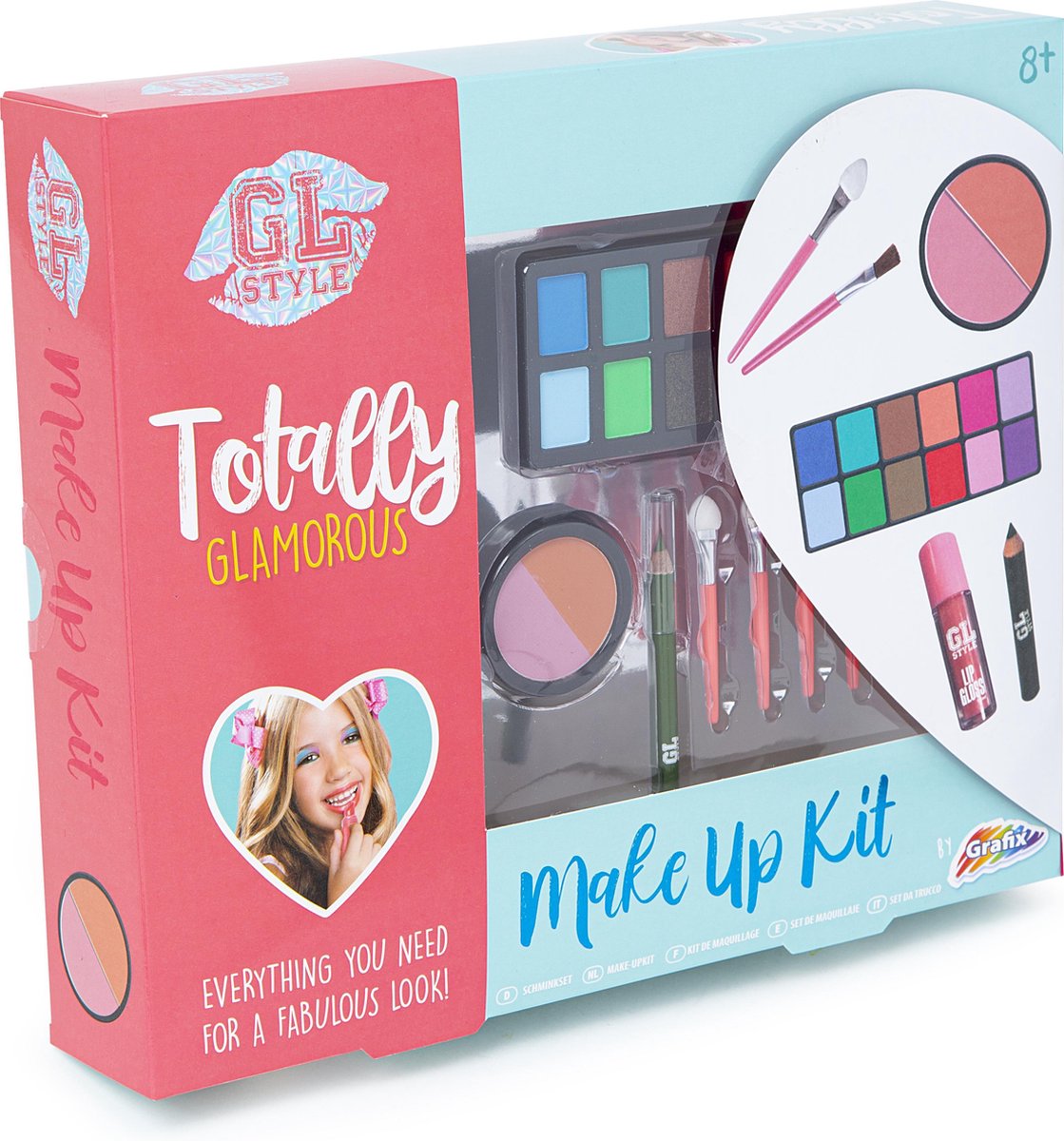 GL Make Up Kit Totally Glamorous Fabulous Girls Glam Palette Fashion Makeover