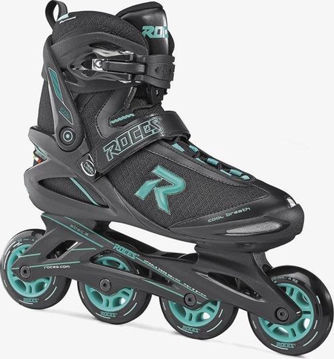 Roces Icon W 80 dames skeelers - Zwart - Maat 42
