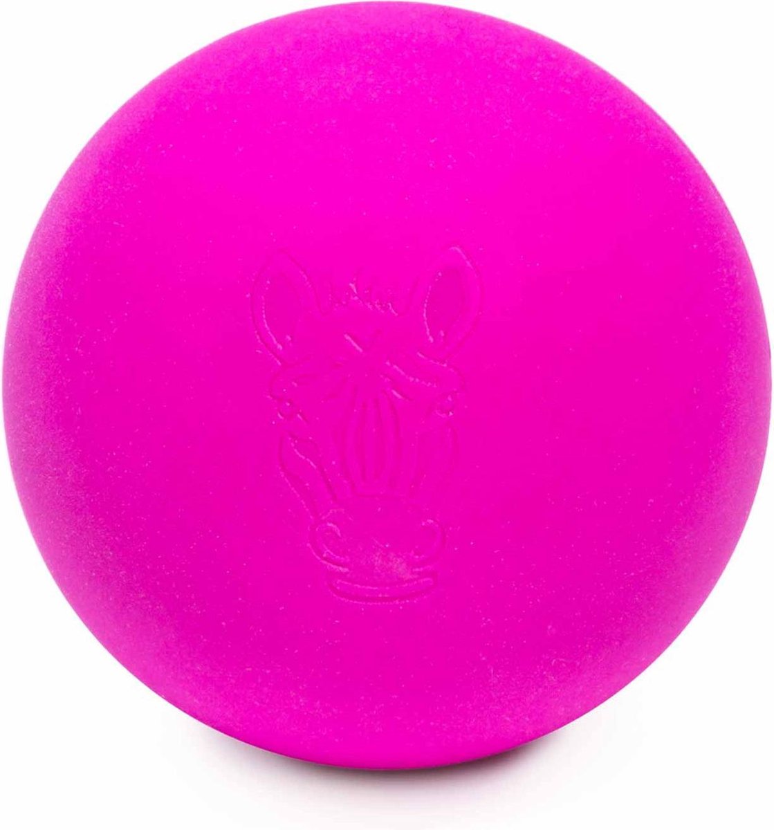 #DoYourFitness® - Lacrosse bal / massage bal »Animal« - met dierenmotieven - ideale fascia bal / triggerpunt bal - 6cm Ø - Zebra