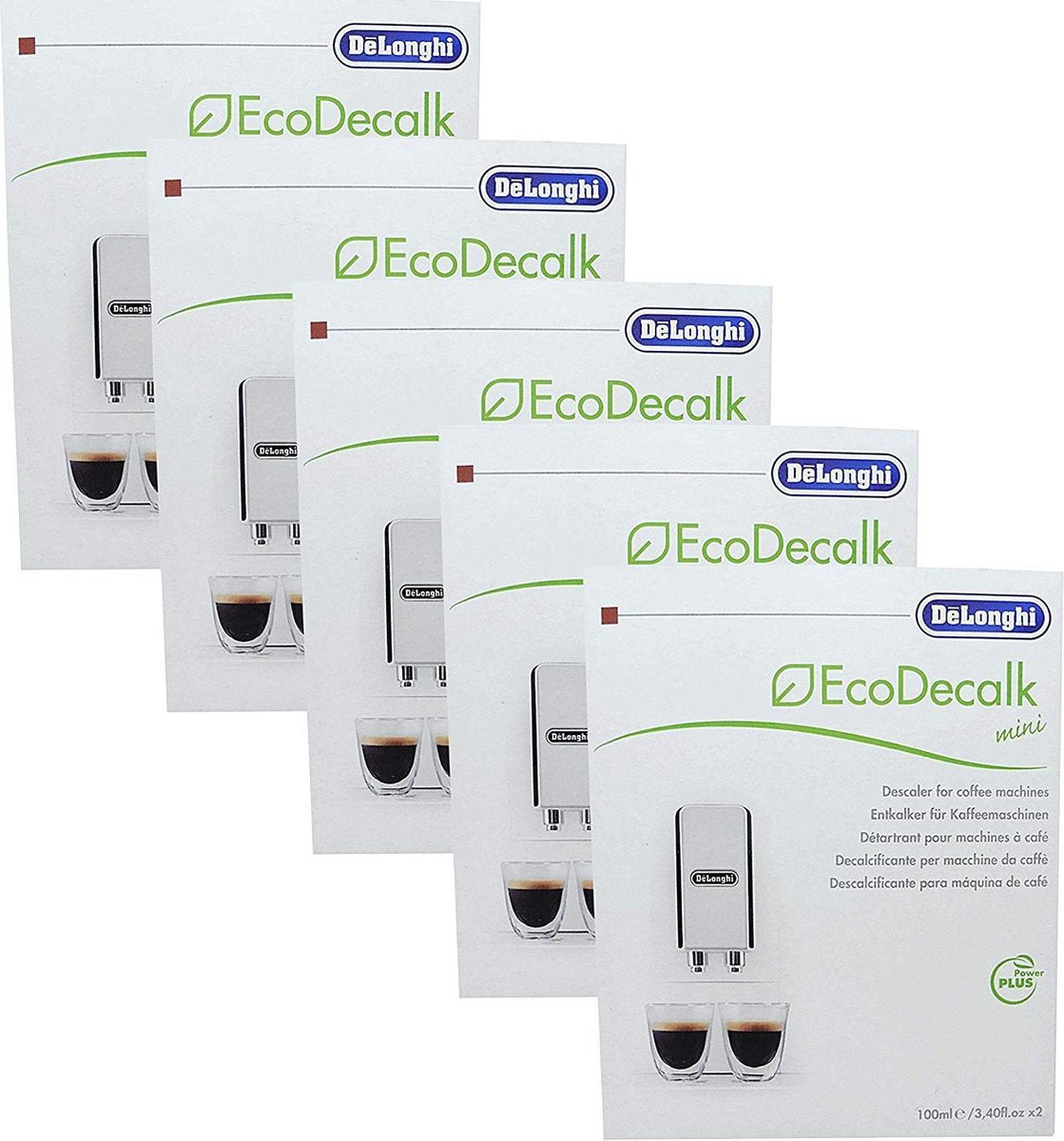 De'Longhi - Koffiemachineontkalkers - 5 x 2 flesjes a 100ml
