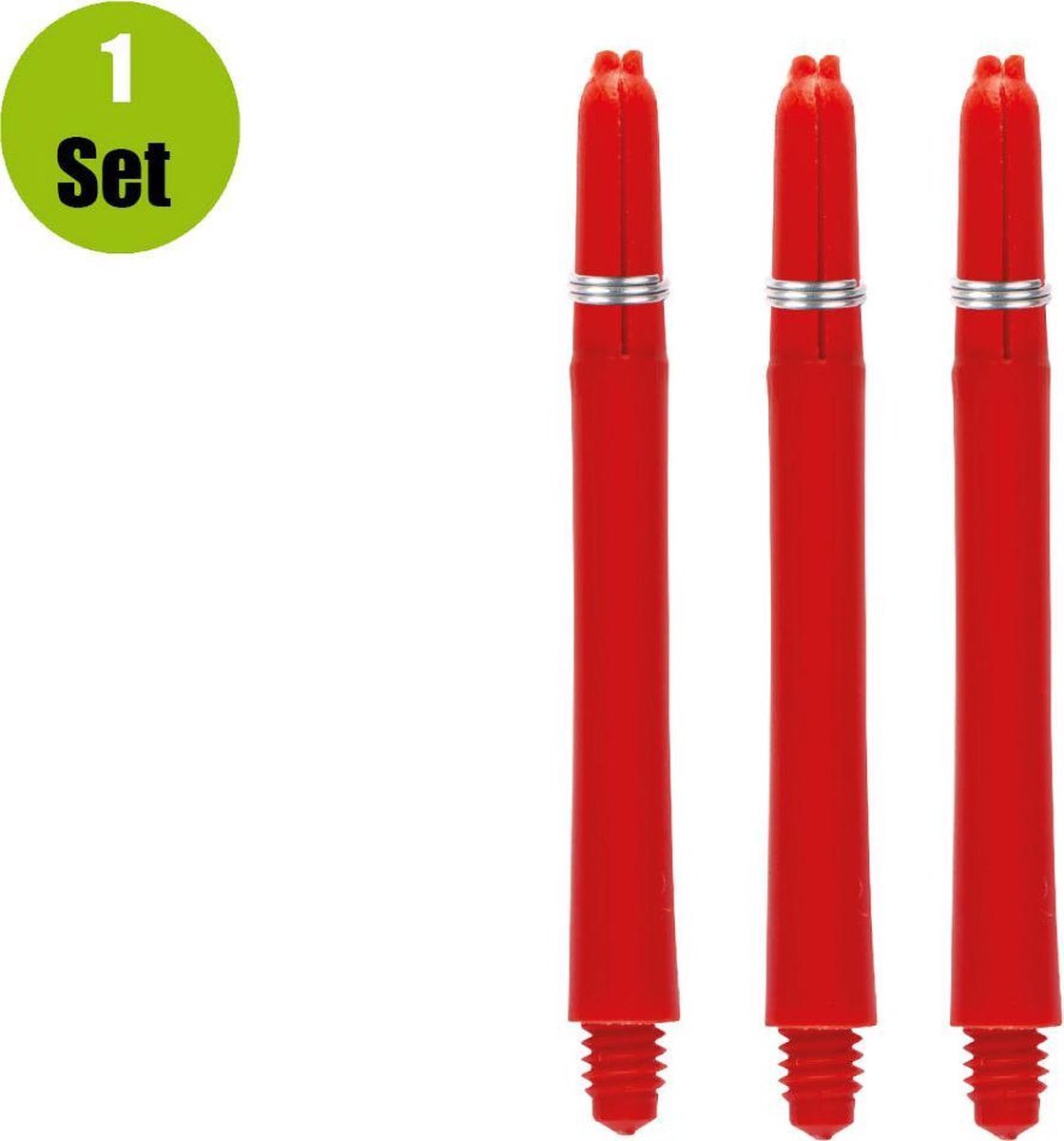 Winmau Dart Shafts Nylon - Rood - Medium - (1 Set)