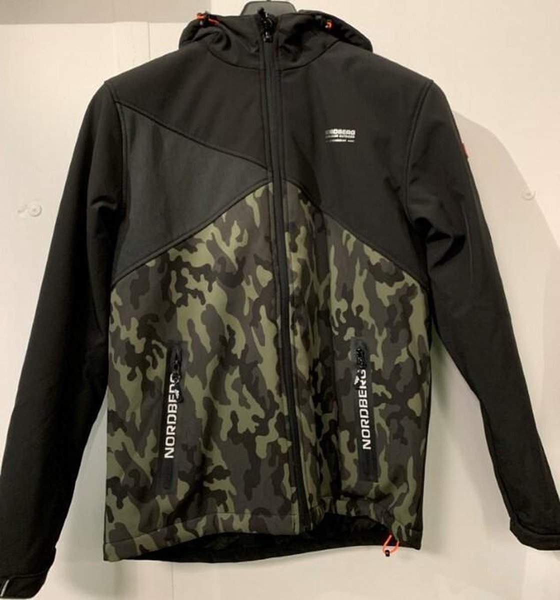 Nordberg heren softshell jas Kjetil army/camouflage - maat M