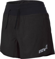 Inov-8 Race Elite 4'' Trail Short Dames - zwart - maat M