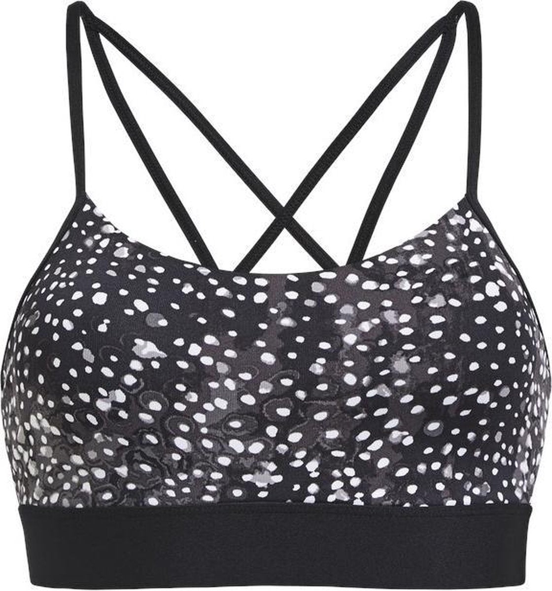 Röhnisch Sporttop Flattering Dames Zwart Gestippeld Maat Xl