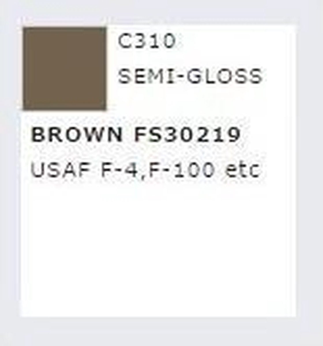 Mrhobby - Mr. Color 10 Ml Brown Fs30219 (Mrh-c-310)
