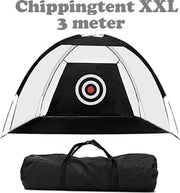 Firsttee Chippingnet XXL - 300 x 200 CM - MET Opbergtas - Hoogwaardige KWALITEIT - Net - Oefennet - Chipping - Golf accessoires - Cadeau - Golftrainingsmateriaal - Golfballen - Golfnetten - Voor in de tuin - Sport Training - Mat - Golfnet - Golfmat