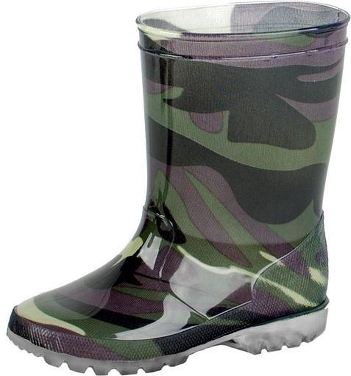 Regenlaars Gevavi Boots | Jungle Jongenslaars met Led-Lampjes PVC | Maat 30 | Groen