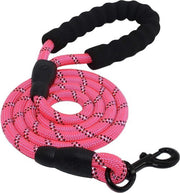 Hondenriem – Hondenlijn – Honden – Lijn – Riem - Nylon - Fijn Handvat – Reflecterend - Roze – 150CM