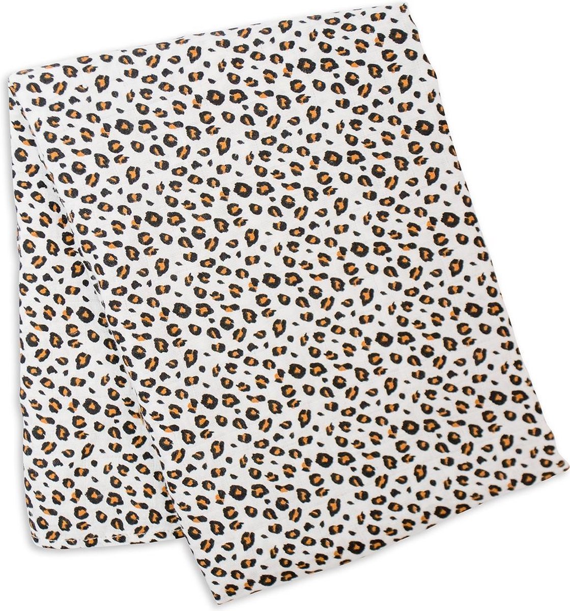 Lulujo Bamboe Swaddle Inbakerdoek - 120x120 - Leopard