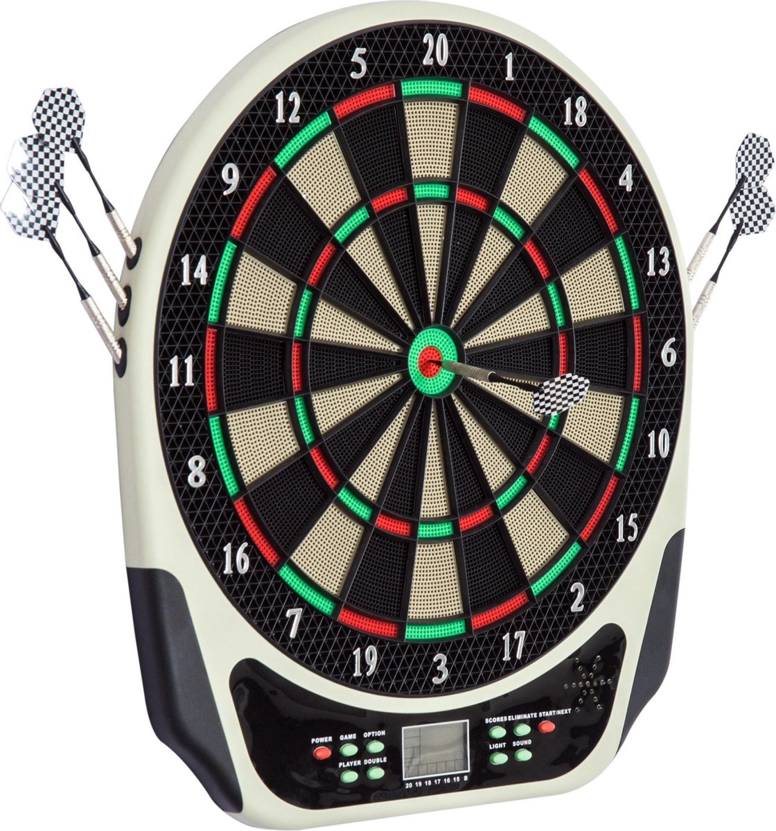 HOMCOM Elektronisch dartboard 44 x 50 x 3