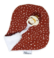 Wallabiezzz - Speendoekje Knuffeldoek - Stip Roest