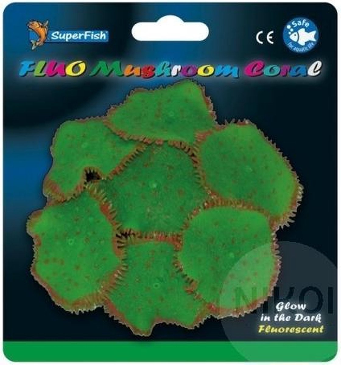 SF fluo mushroom coral green