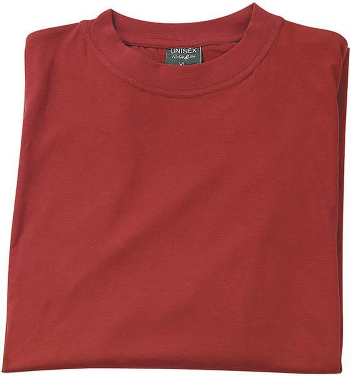 Big Size T-shirt katoen rood