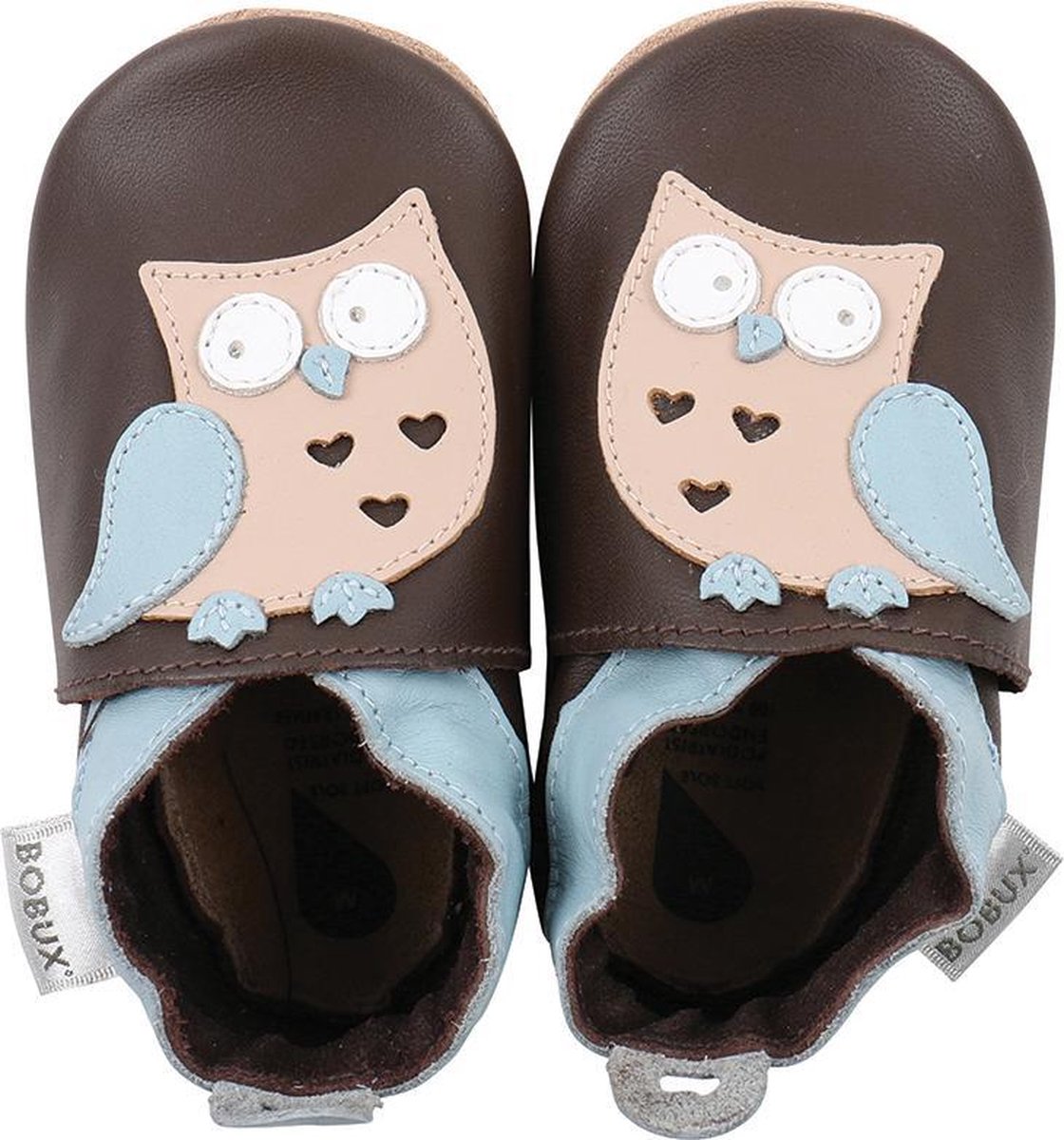 Bobux babyslofjes Owl brown Maat: S (11
