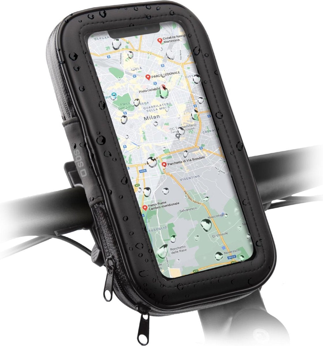 SBS e-go Regenbestendige telefoonhouder voor fietsen en scooters