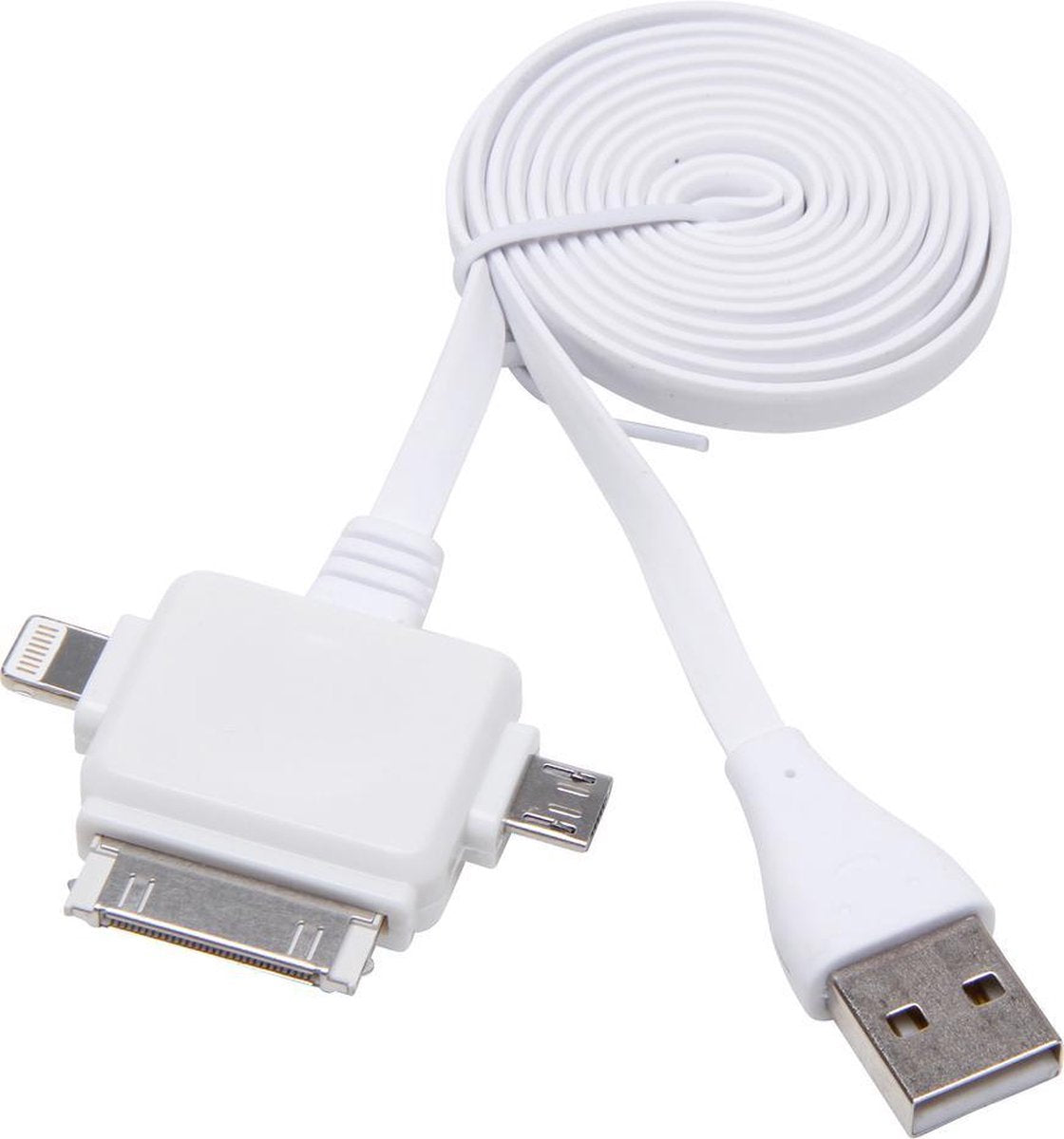 Kopp Apple USB kabel - 8 pins + 31 pins + micro USB