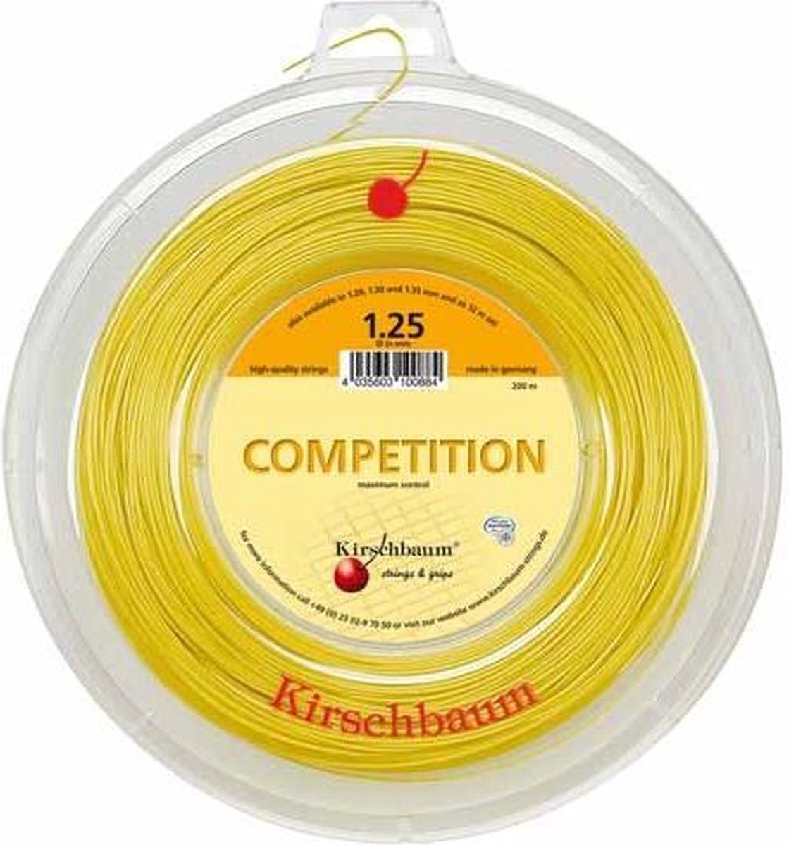 Kirschbaum Competition 200M Yellow 1.35