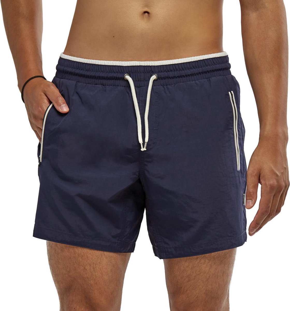 Coral Beachwear The Deep - zwembroek - ritszakken - mannen - donkerblauw - 100% Taslan - sneldrogend