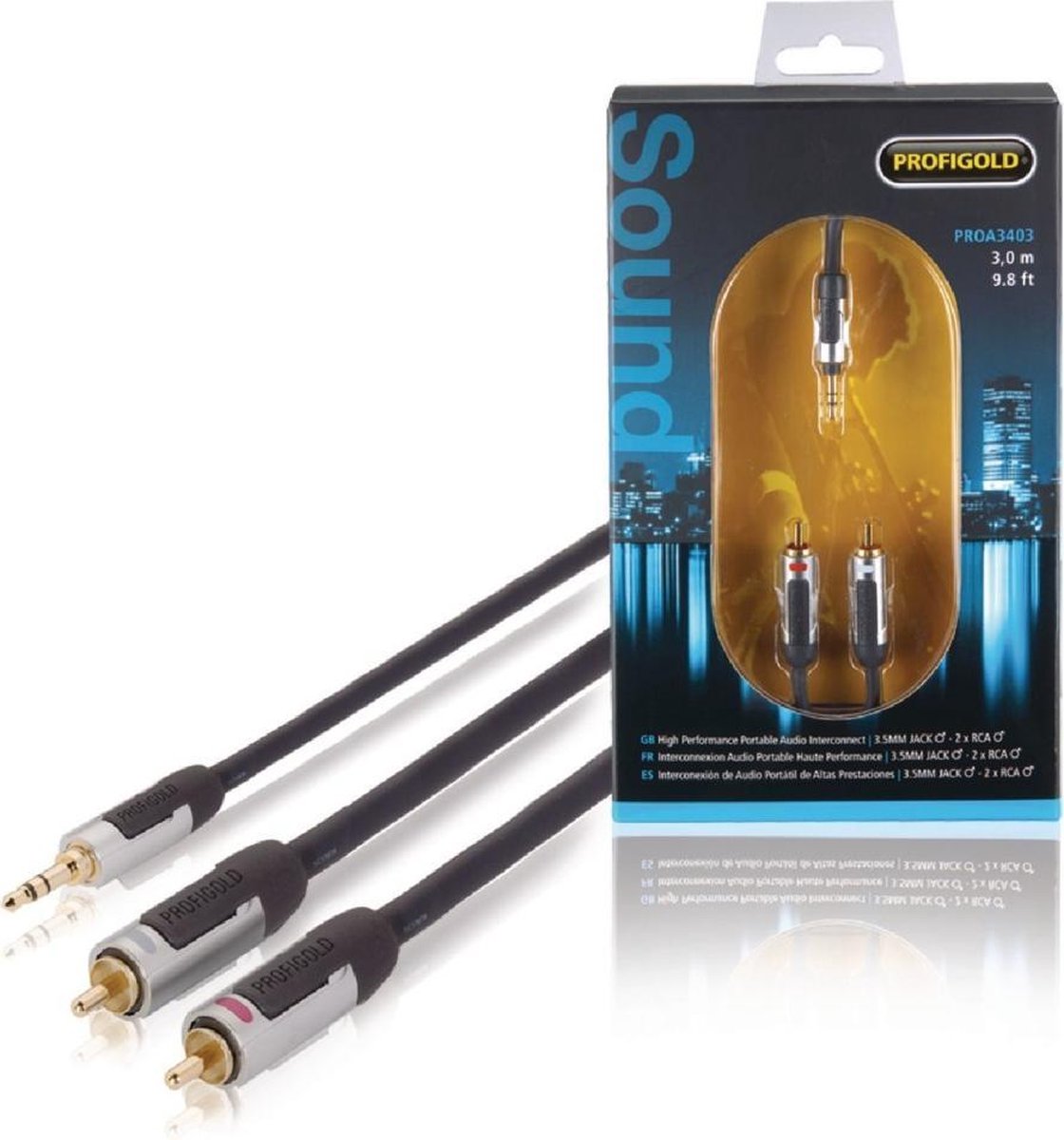 Profigold Proa3403 Stereo Audiokabel 3