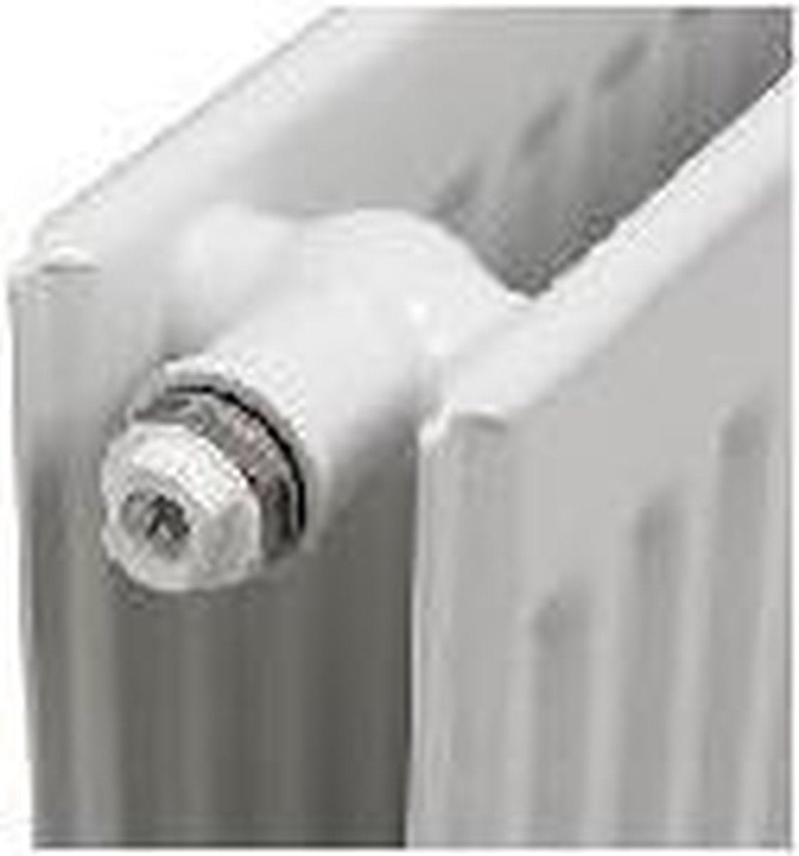 Radiatorstop met ontluchter 1/2
