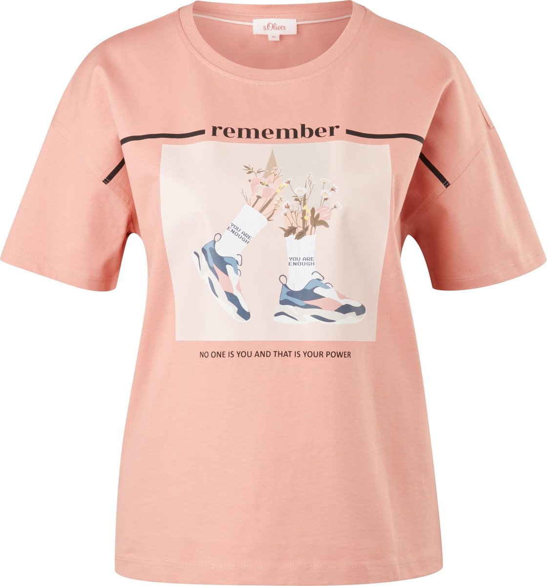 s.Oliver Dames T-shirt - Maat XXL (44)