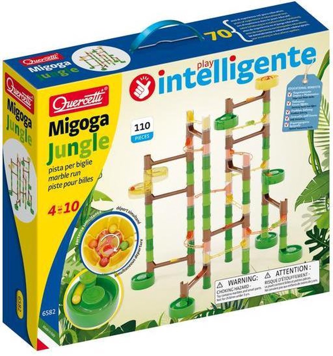 Quercetti Knikkerbaan Migoga Jungle Super Junior 110-delig