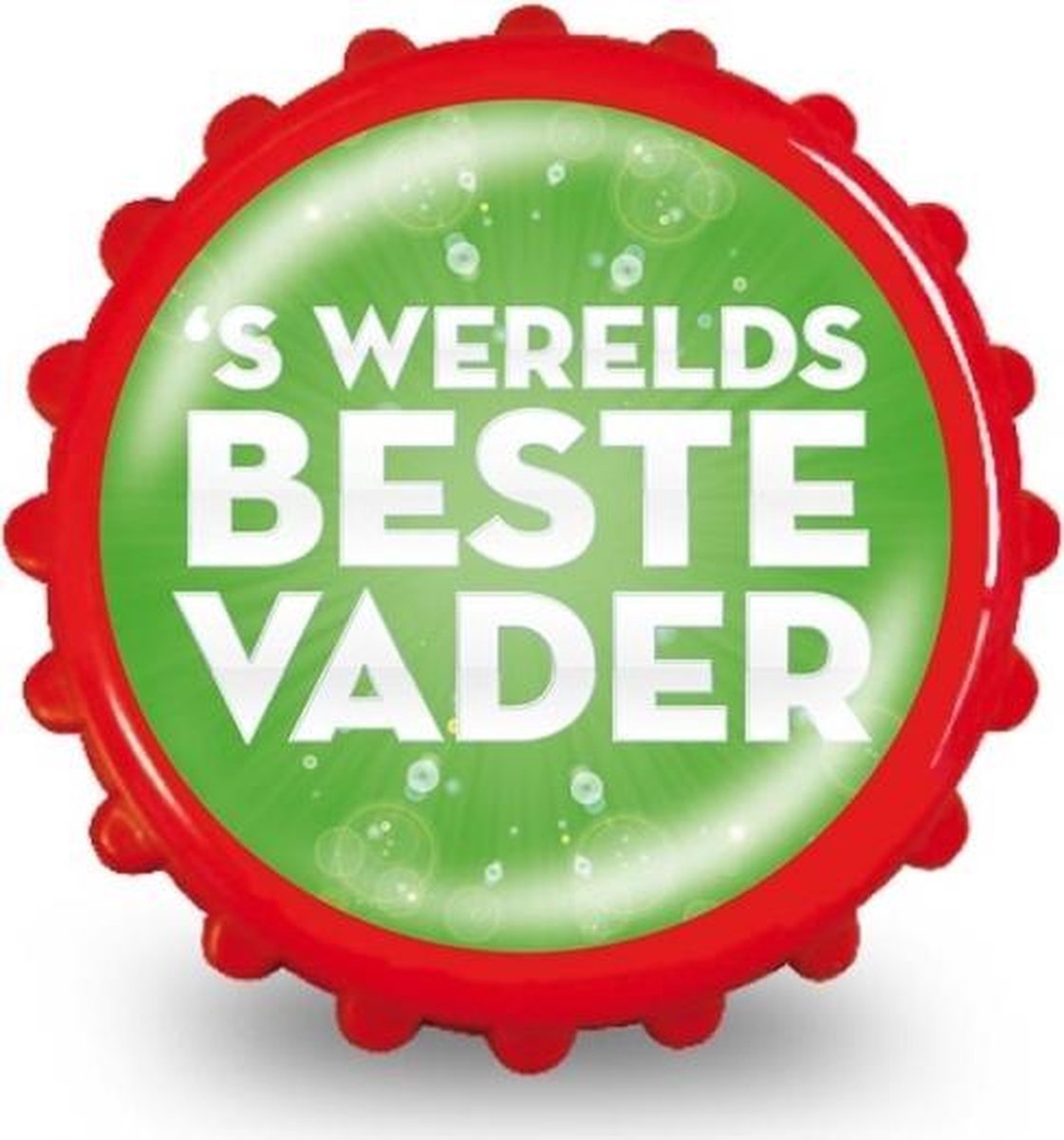 Bierdop flesopener beste vader - Fles opener vaderdag