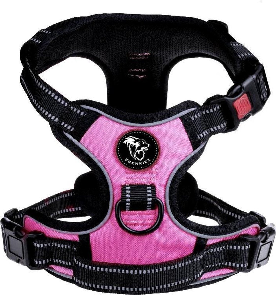 Frenkiez reflective no pull lockable harness