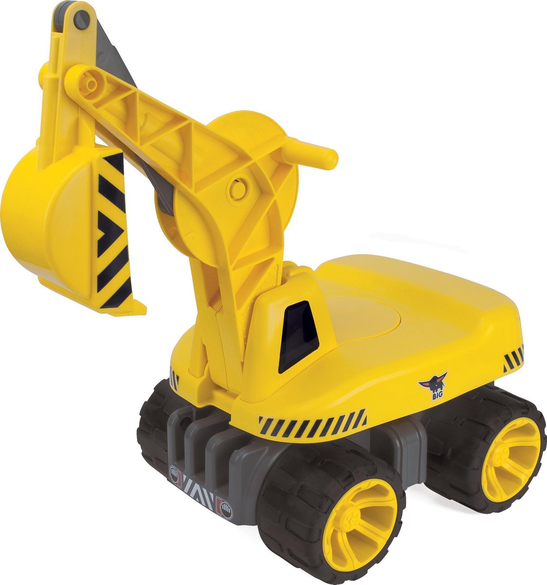 BIG 'Power Worker' Maxi Digger - Speelgoedvoertuig - Graafmachine - Geel