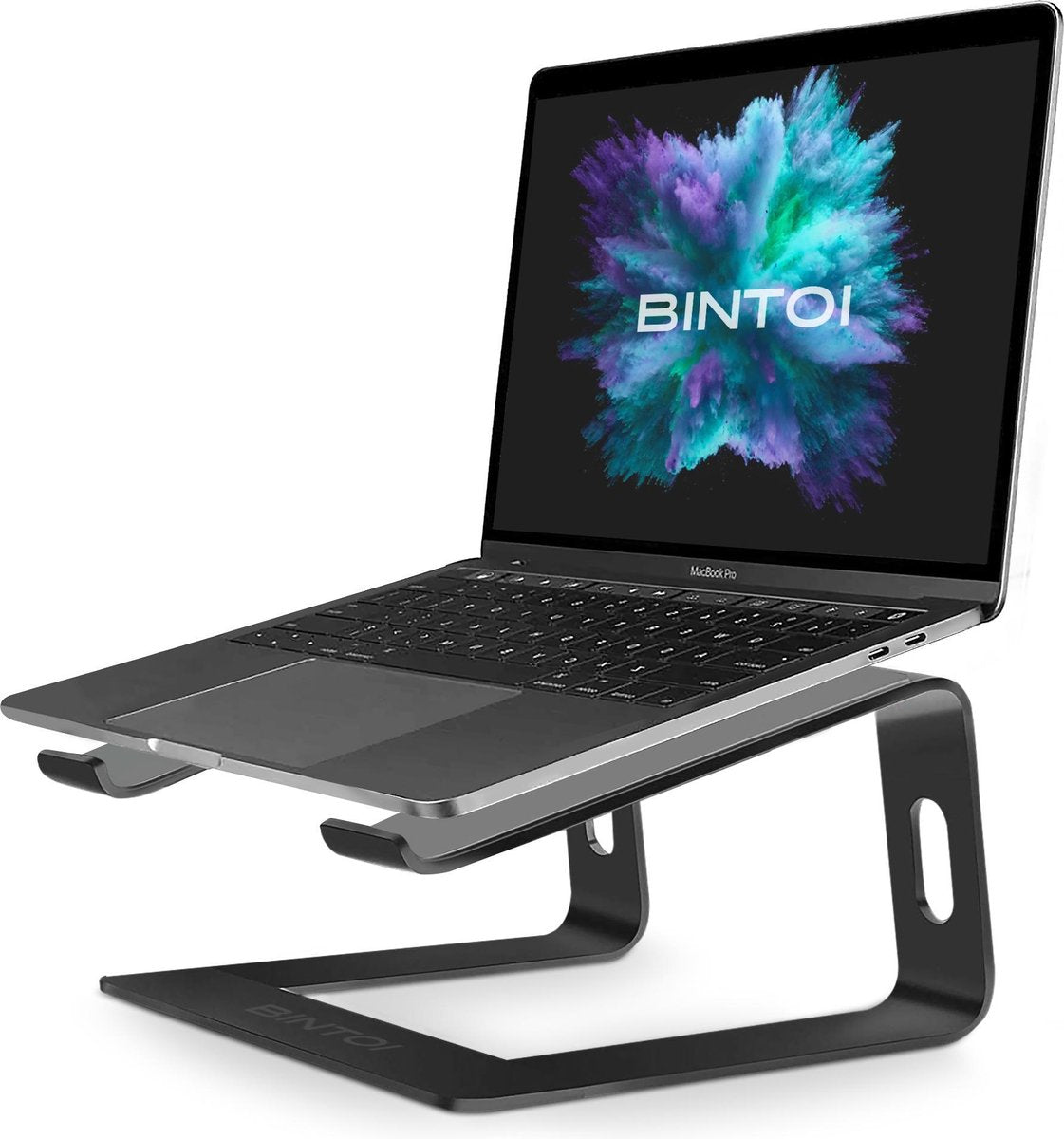 Bintoi® LS100 - Laptop Standaard van 10 tot 17 inch - Universele Lapstandaard - Lichtgewicht Laptoptafel - Stevige Laptophouder