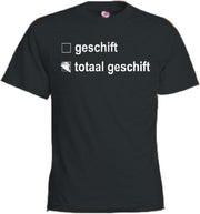 Mijncadeautje T-shirt - Totaal geschift - Unisex Zwart (maat M)