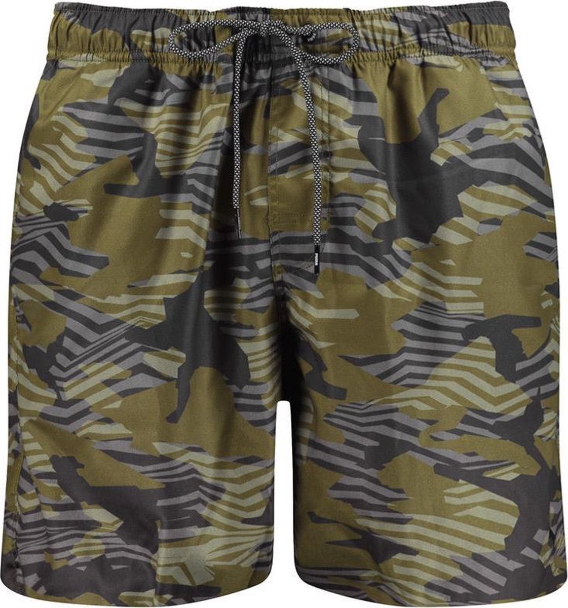 PUMA zwemshort rits camo groen - M
