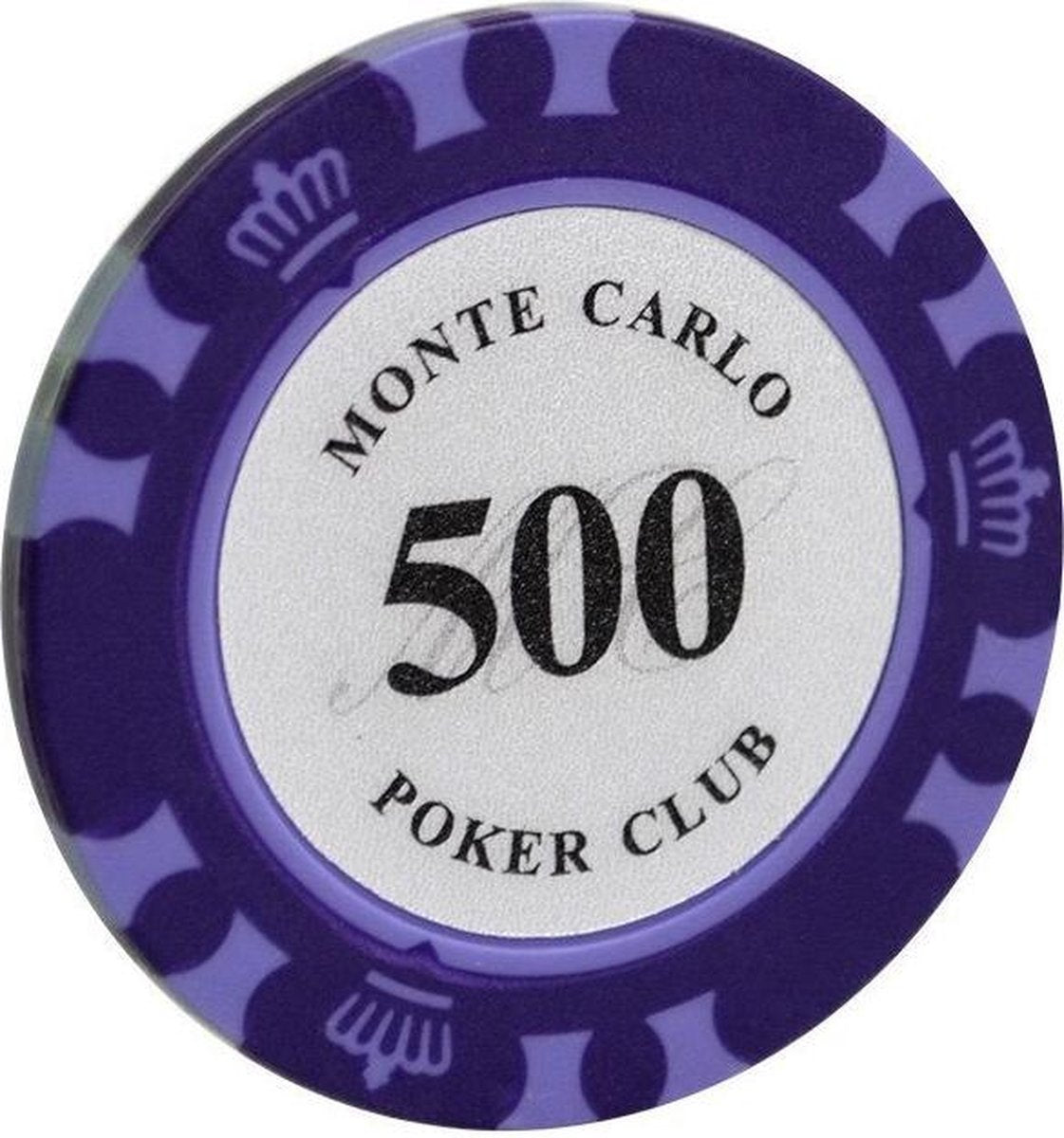 5 stuk Professionele Upscale Klei Casino Texas Poker Chips 14G waarde 500