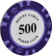 5 stuk Professionele Upscale Klei Casino Texas Poker Chips 14G waarde 500