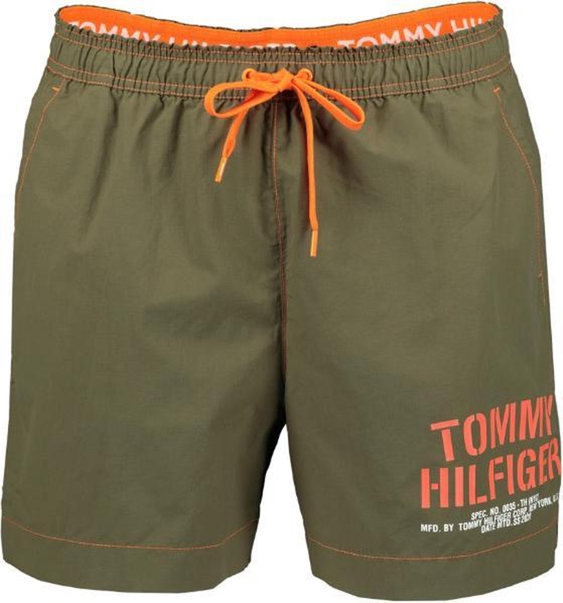 Tommy Jeans Zwemshort - Slim Fit - Groen - M
