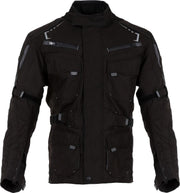 CLAW Vince Waterdicht Tour Motor Jas - Textiel Waterdichte Motorjas Heren - Zwart - Maat XXL