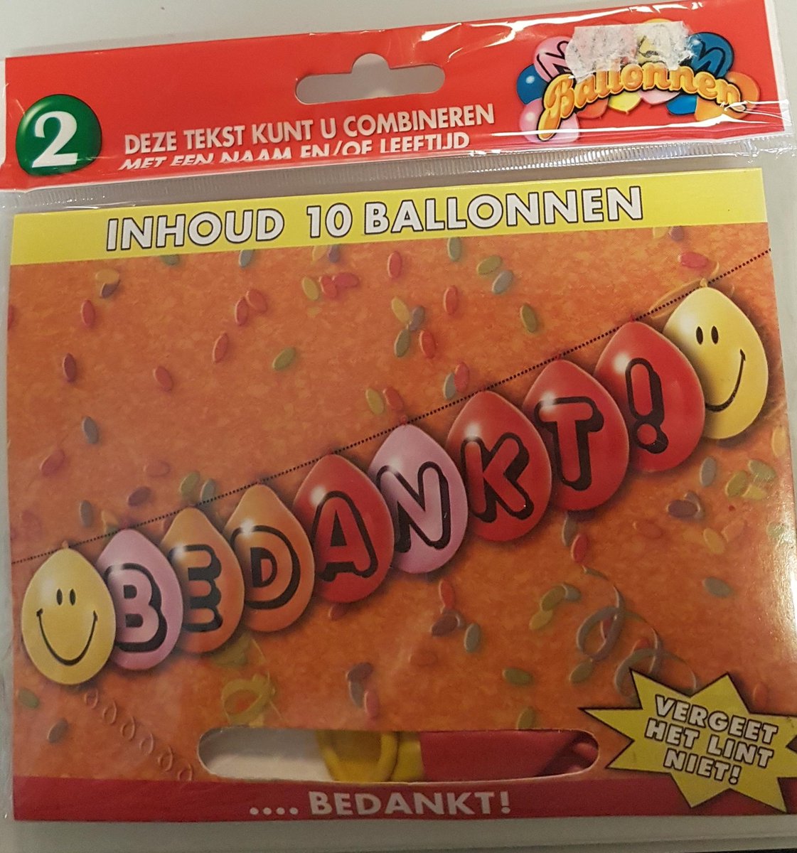 ballonnen bedankt