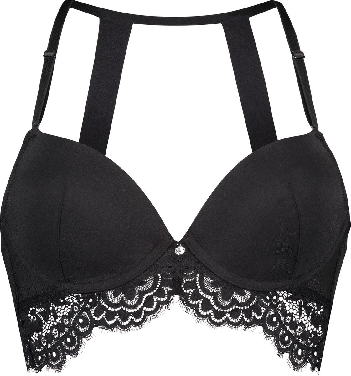 Hunkemöller Dames Voorgevormde longline beugel bh Grace - maat B85