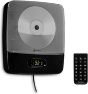 Vertiplay CD-speler bluetooth nachtlamp FM-radio AUX digitale klok zwart