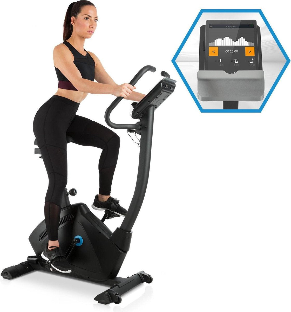 Evo Track Cardio fiets bluetooth app 15kg vliegwiel