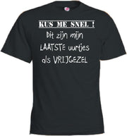 Mijncadeautje T-shirt - Kus me snel
