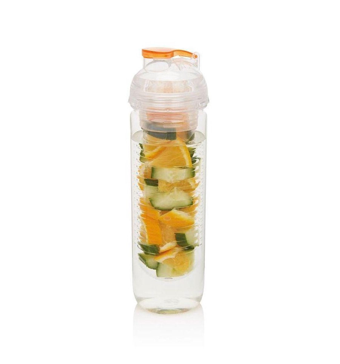 LOOOQS Waterfles met infuser 500 ml - Oranje