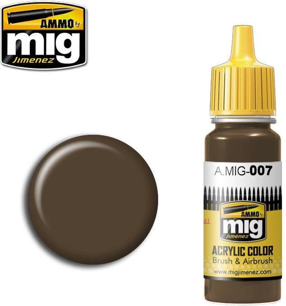 Mig - Dark Brown Ral 7017 (17 Ml) (Mig0007)